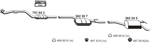 ERNST 040257 Exhaust System
